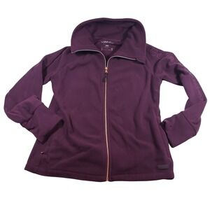 Calvin Klein Performance Purple Fleece‎ Zip Up Jacket Medium